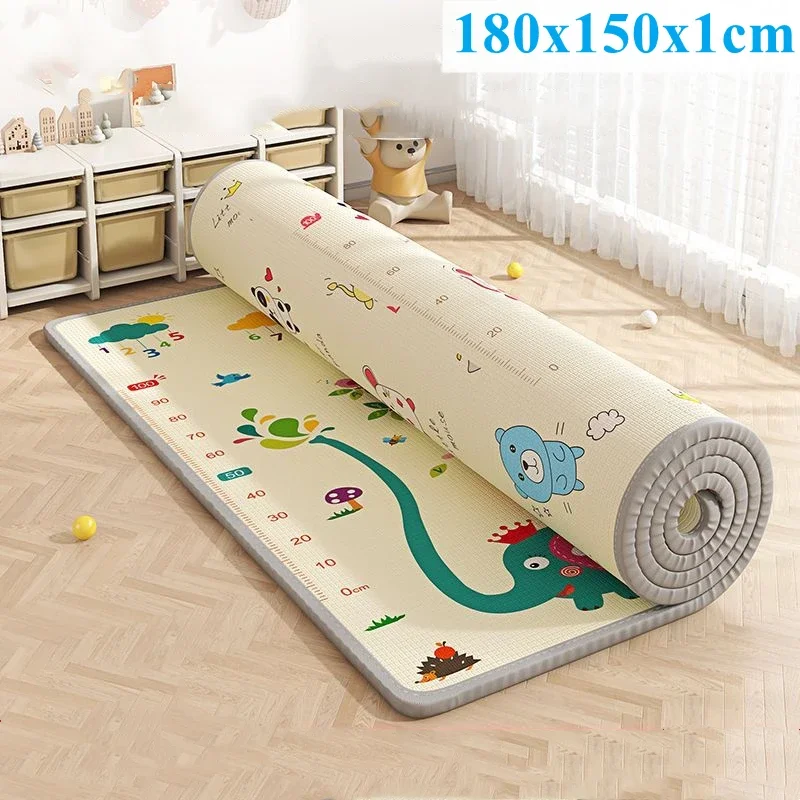 Kids Education Rug - Double Sided Pattern Baby Activities Crawling
