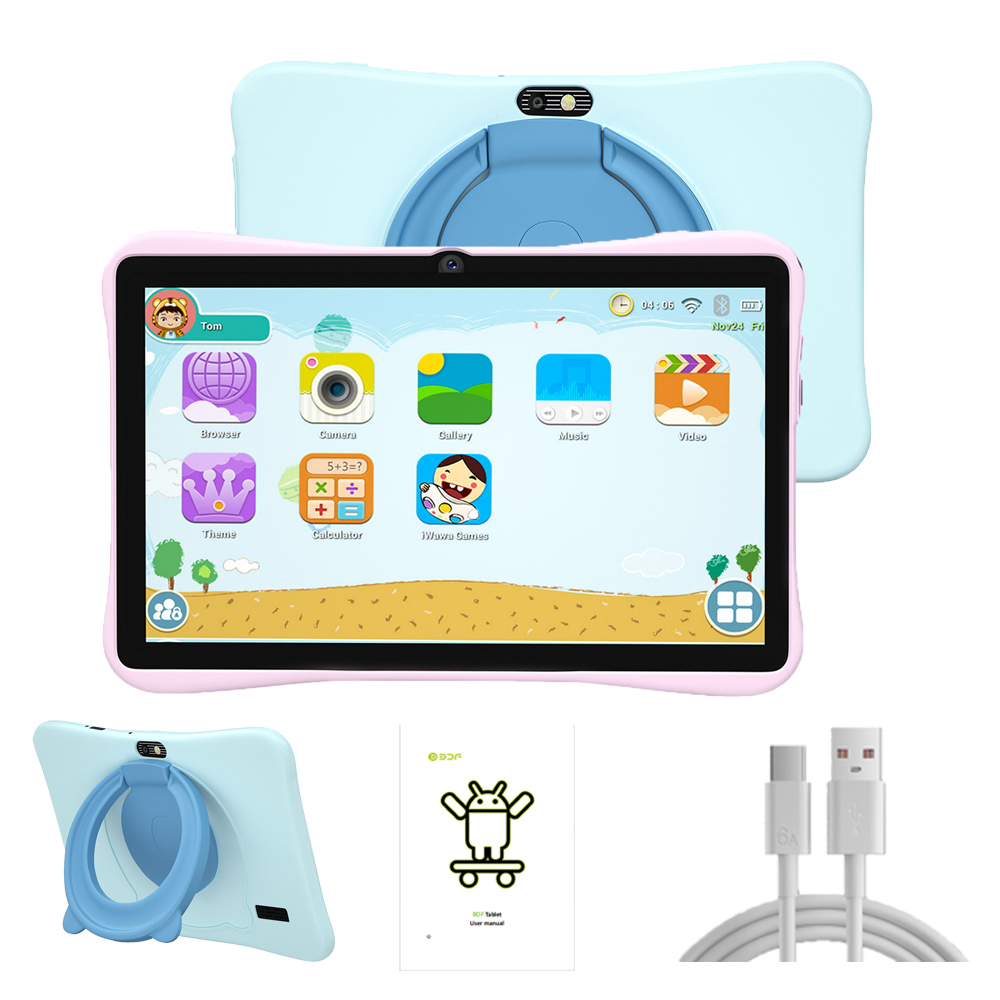 Japanese Kids Education - 7-inch Kids Tablet 4GB+64GB, Quad Core