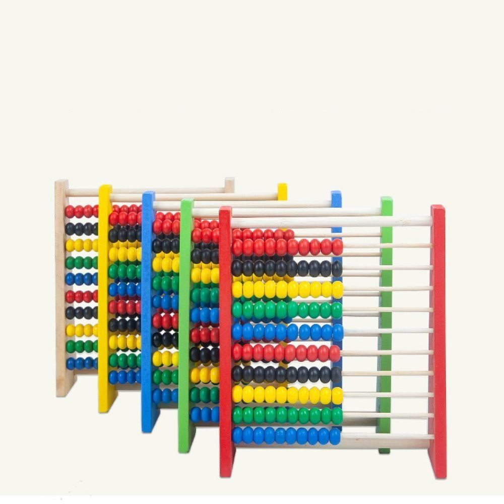 Abacus Counting Bead - Durable Wooden Wooden Abacus Educational Intelligence