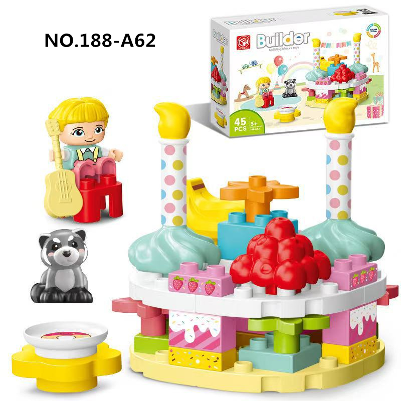 Happy Kids Education - 45pcs/set Creative Happy Birthday Cake Series