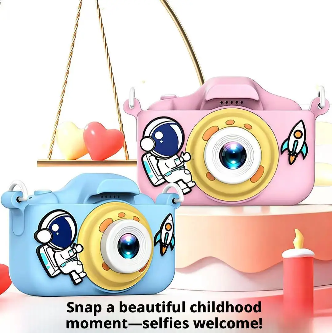 Kids Camera HD Dual Lens 1080P - Kids Educational Videos recension och pris