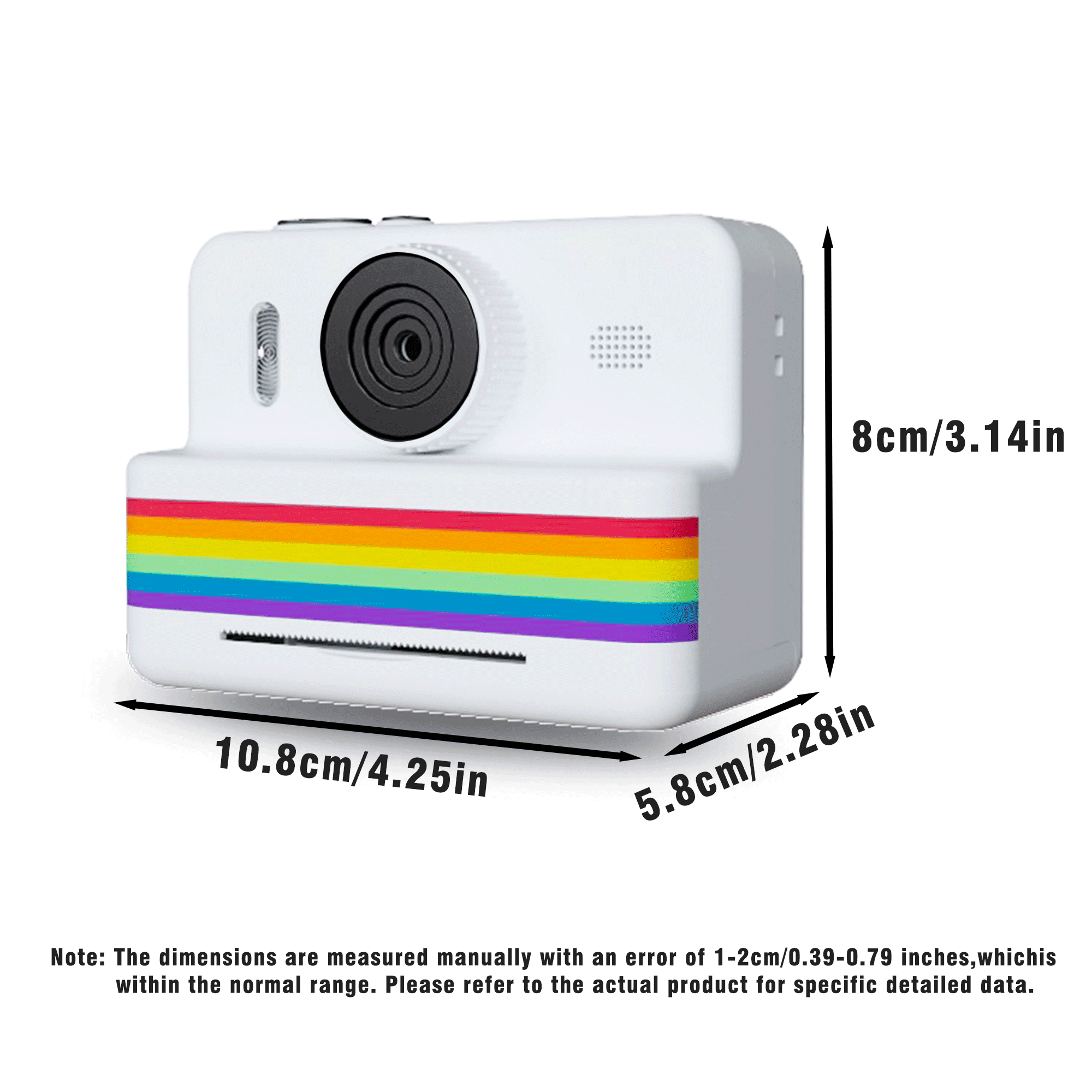 2.8 Inch Instant Print Camera, - Kids Educational Videos recension och pris