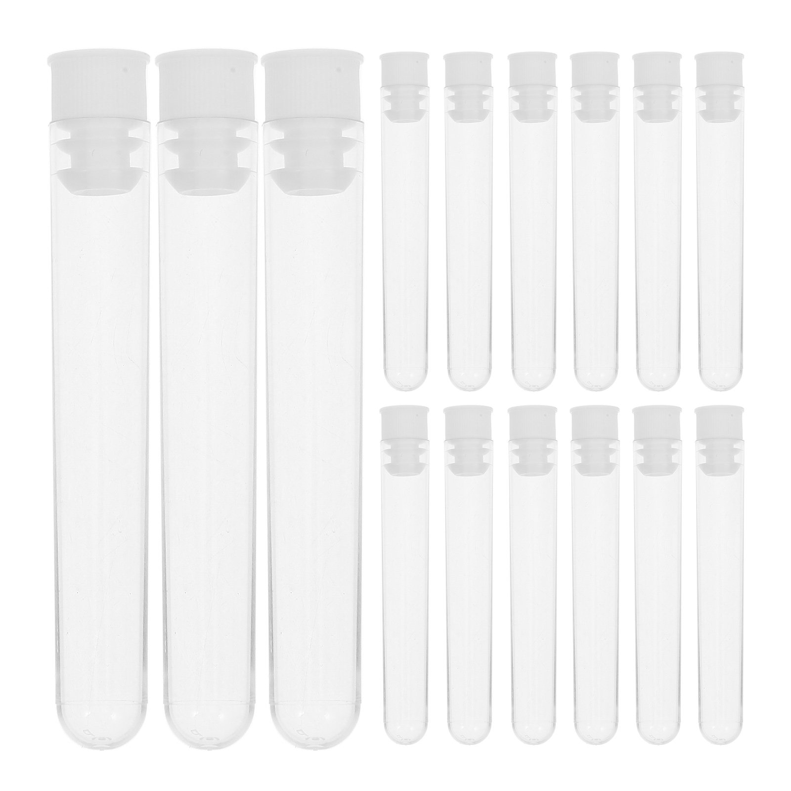 50Pcs Clear Test Tubes Plastic - Kids Education Youtube recension och pris