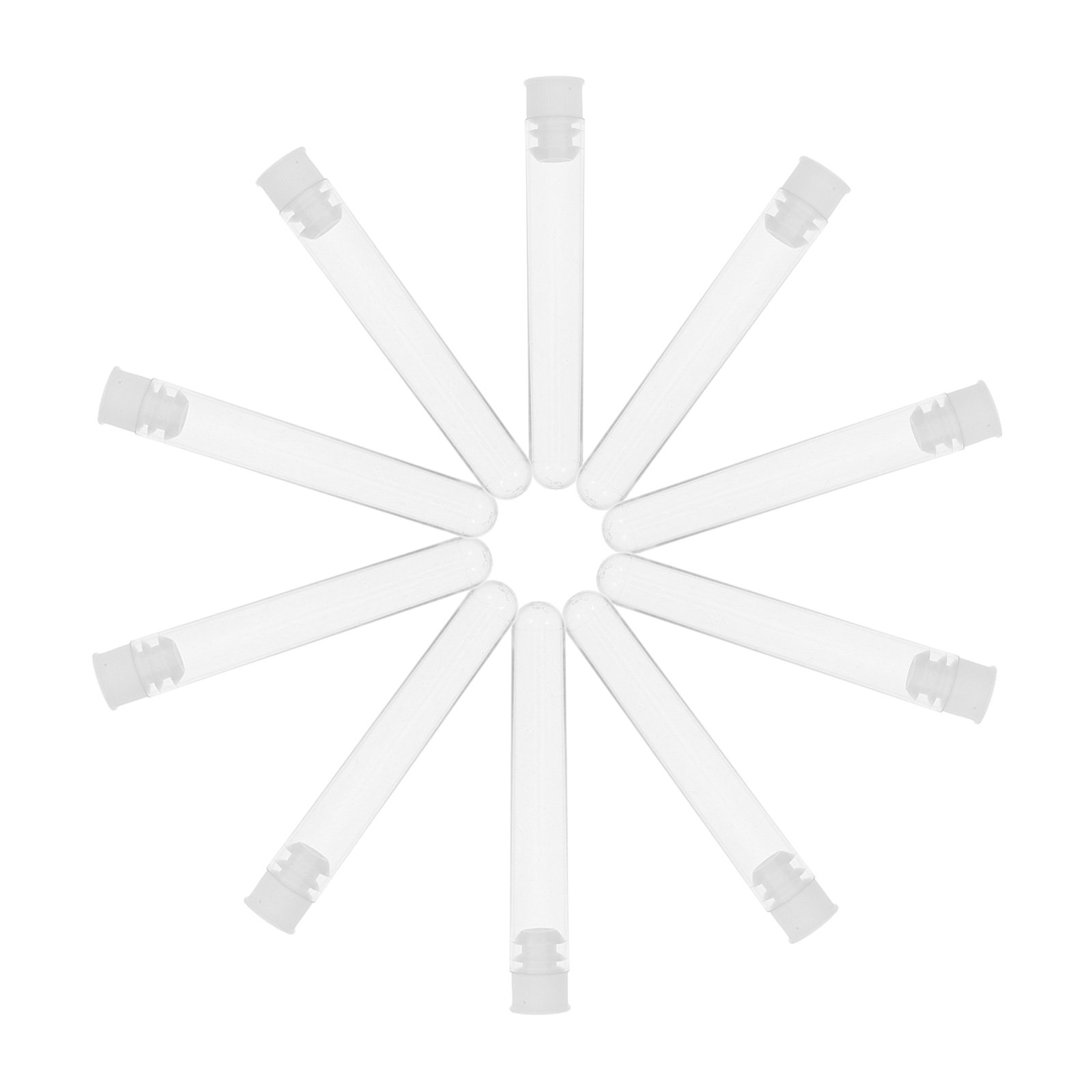 50Pcs Clear Test Tubes Plastic - Kids Education Youtube recension och pris