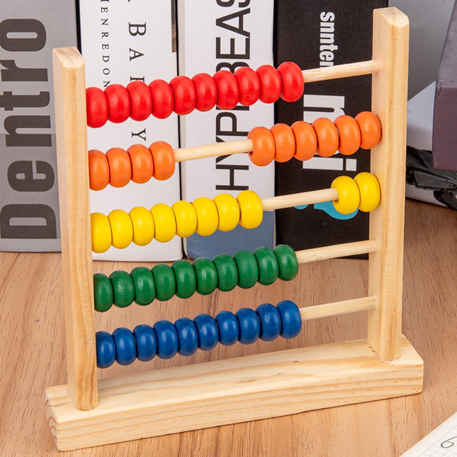 Wooden Frame Abacus Toys Count - Abacus Counting Bead recension och pris