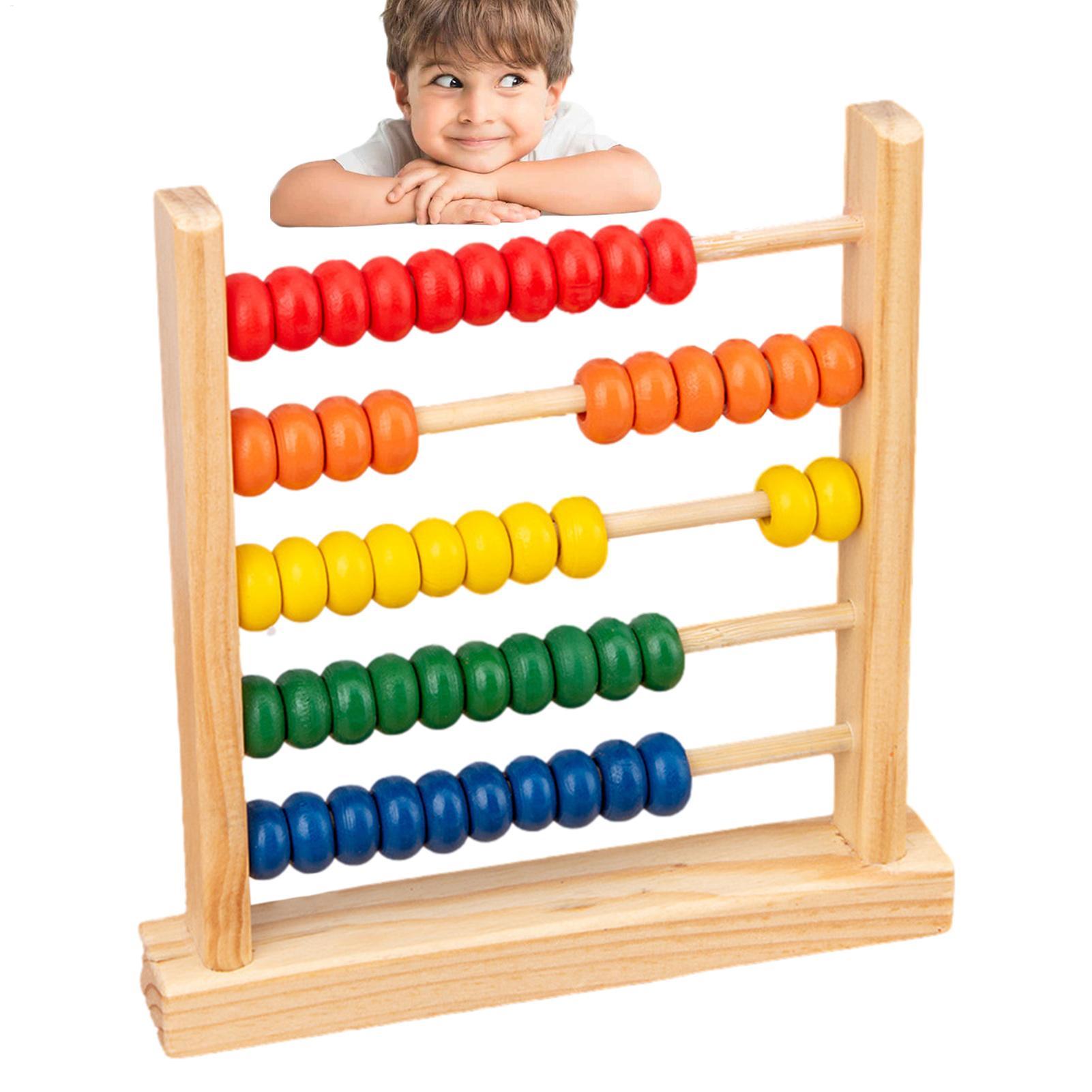 Wooden Frame Abacus Toys Count - Abacus Counting Bead recension och pris