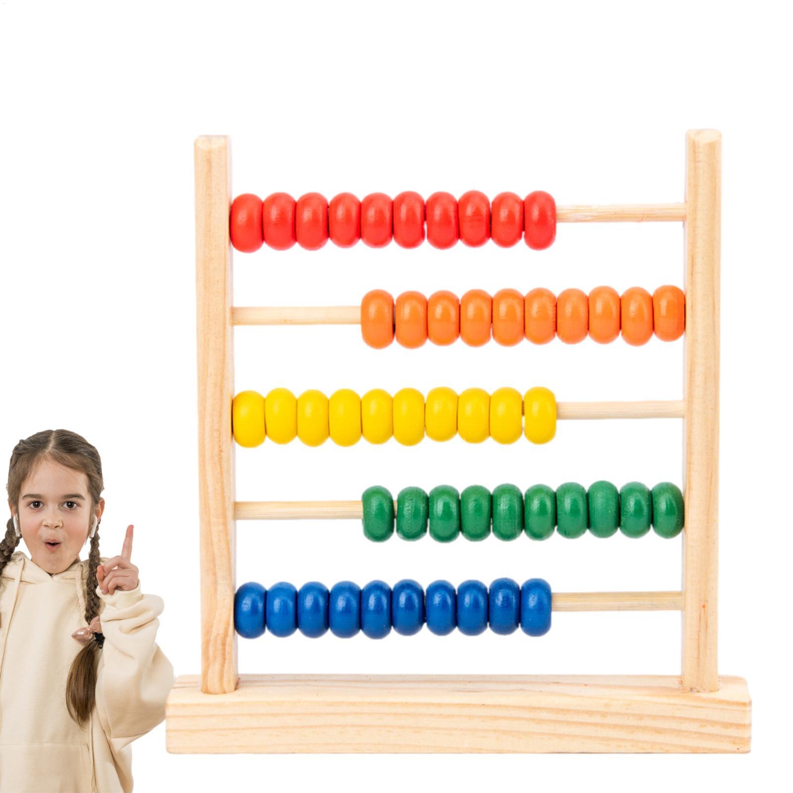 Wooden Frame Abacus Toys Count - Abacus Counting Bead recension och pris