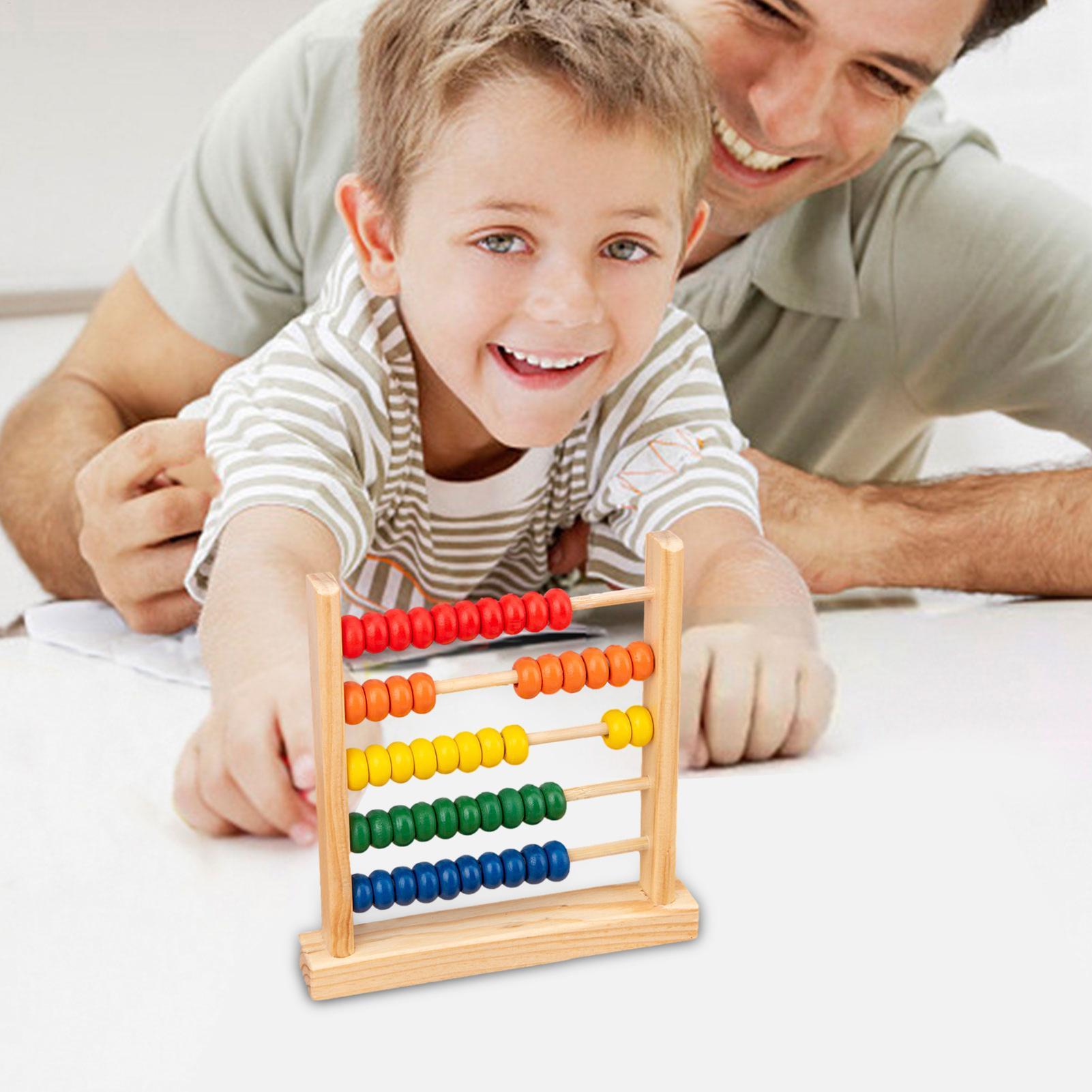 Wooden Frame Abacus Toys Count - Abacus Counting Bead recension och pris