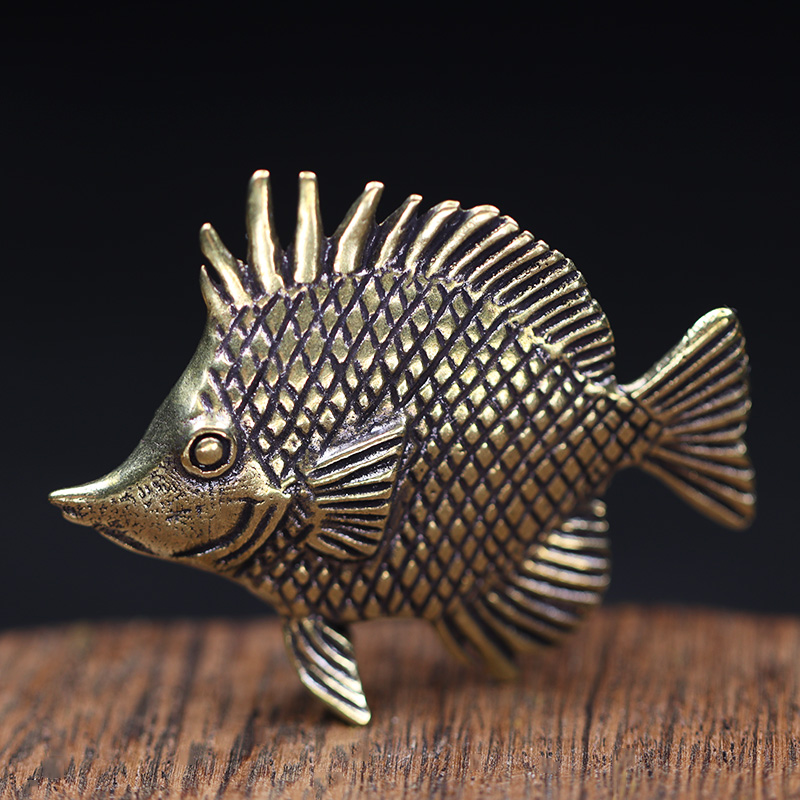 Retro Brass Ocean Clown Fish W - Kids Educational Watch recension och pris