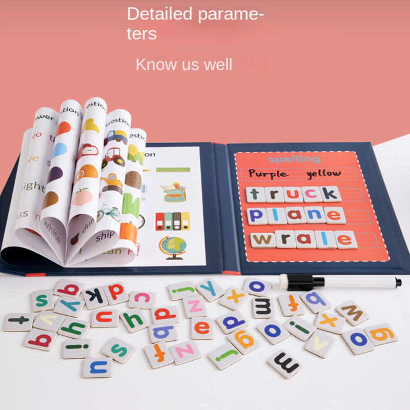 1pc Magnetic Alphabet Spelling - Kids Educational Games Learn English recension och pris