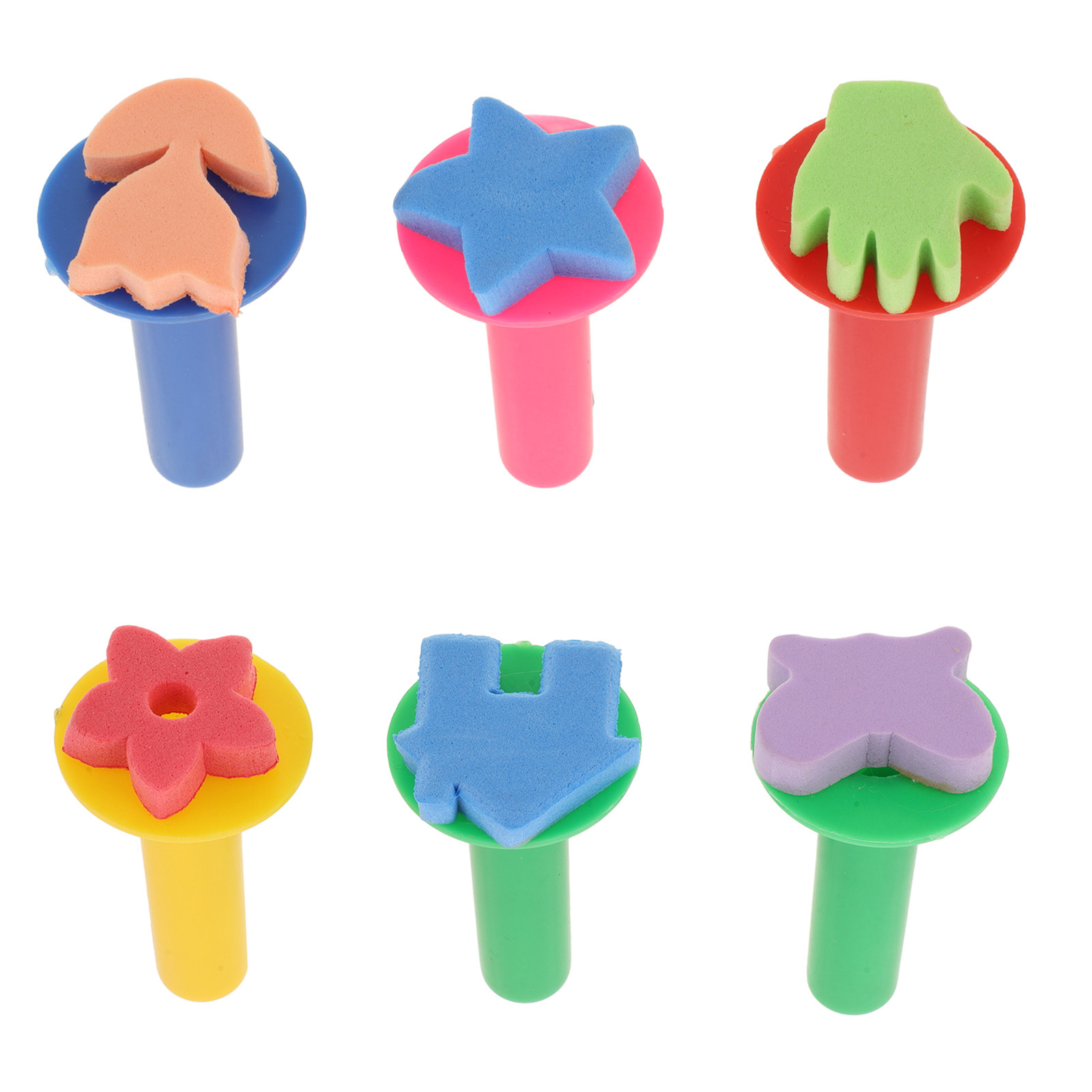 6Pcs Kids Sponge Stamp Set Saf - Kids Education Tools recension och pris