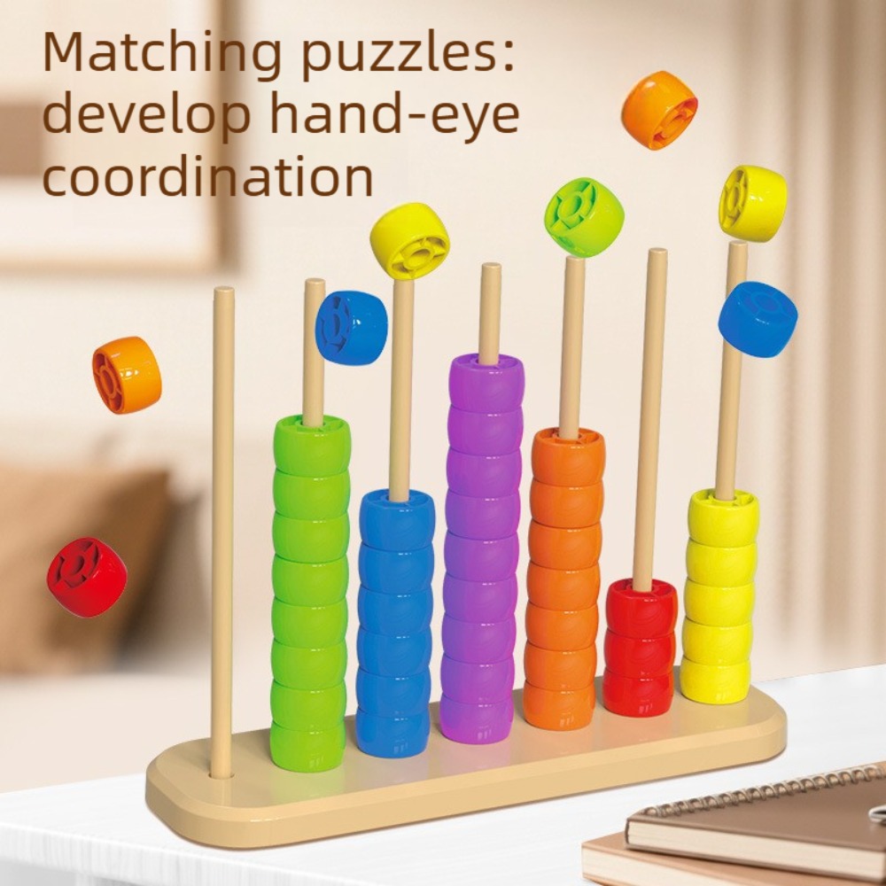 Bead Matching Children's Puzzl - Abacus Counting Bead recension och pris