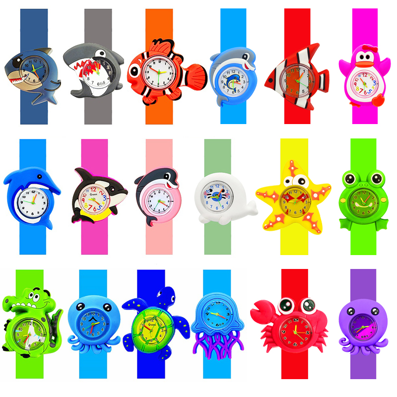 Cartoon Dolphins Sharks Childr - Kids Educational Watch recension och pris