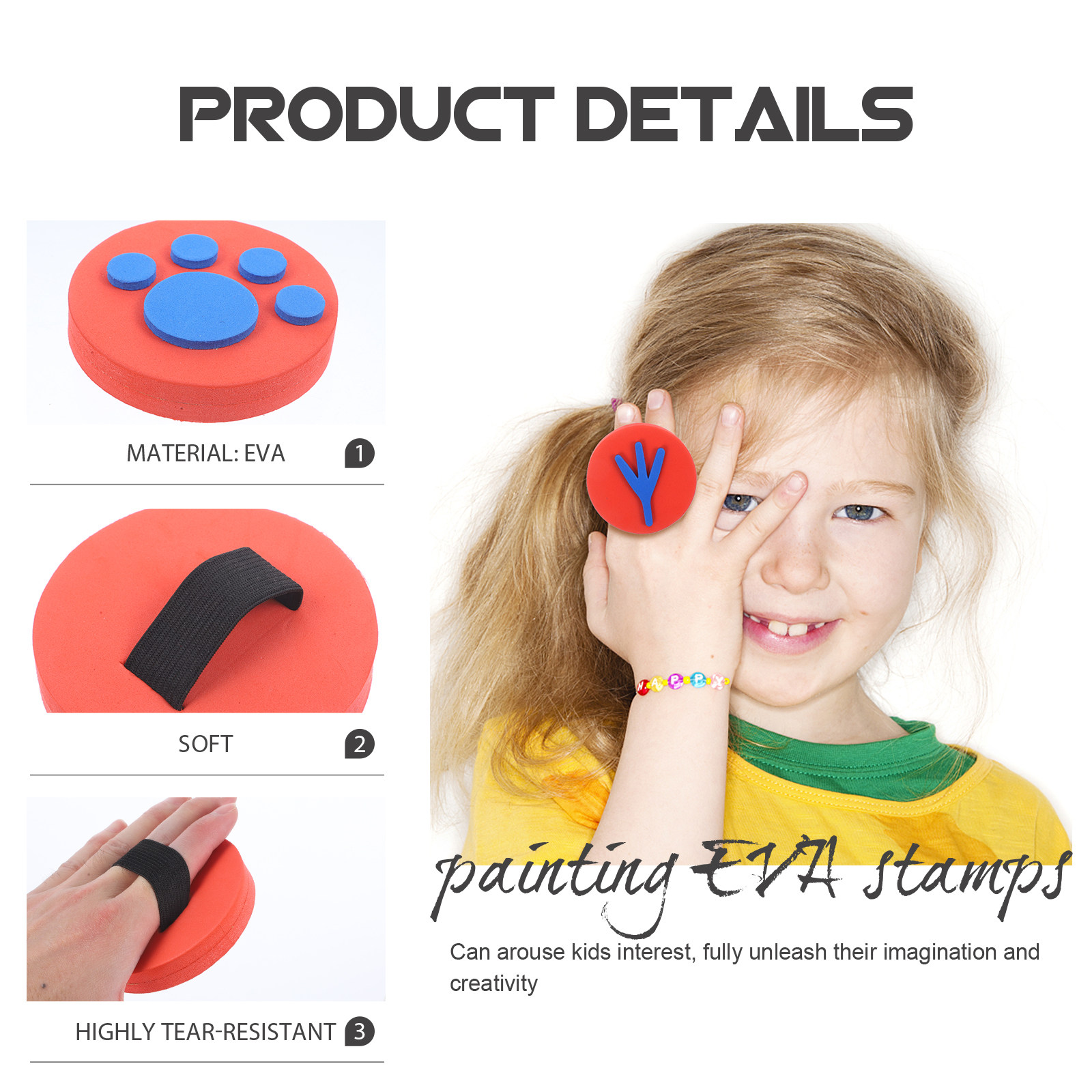 6Pcs Assorted Pattern Eva Kids - Kids Education Tools recension och pris