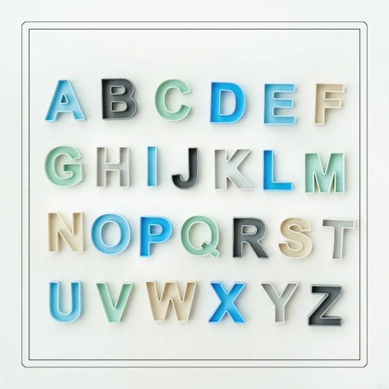 24Pcs 9x7cm Silicone English L - Kids Educational Games Learn English recension och pris