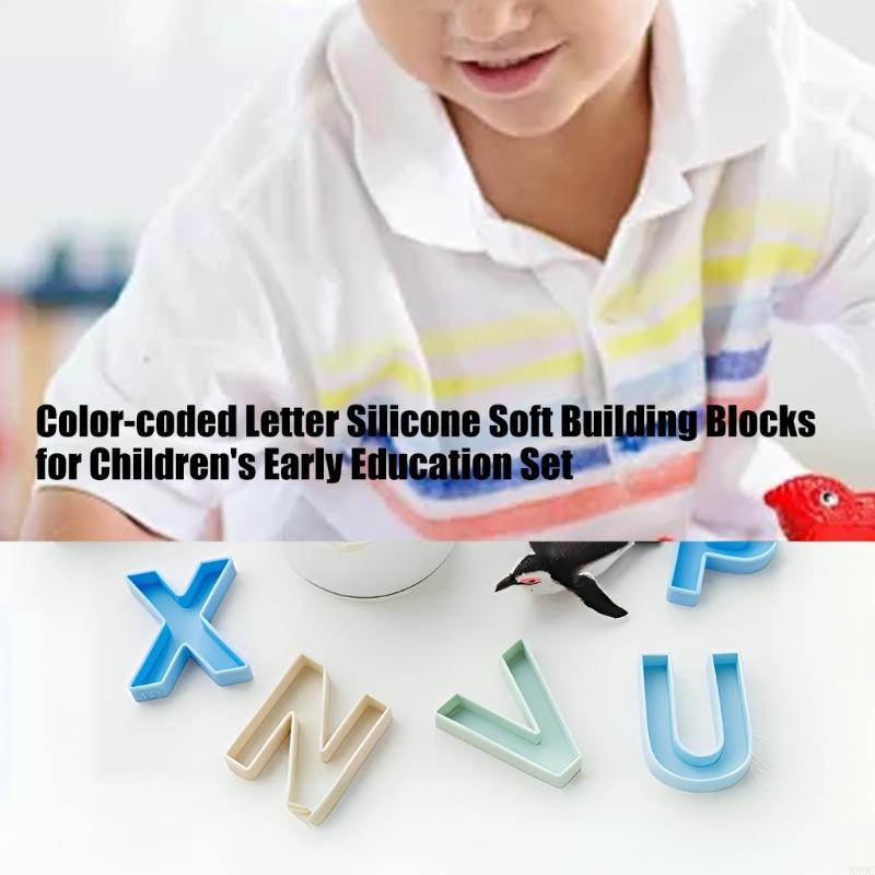 24Pcs 9x7cm Silicone English L - Kids Educational Games Learn English recension och pris