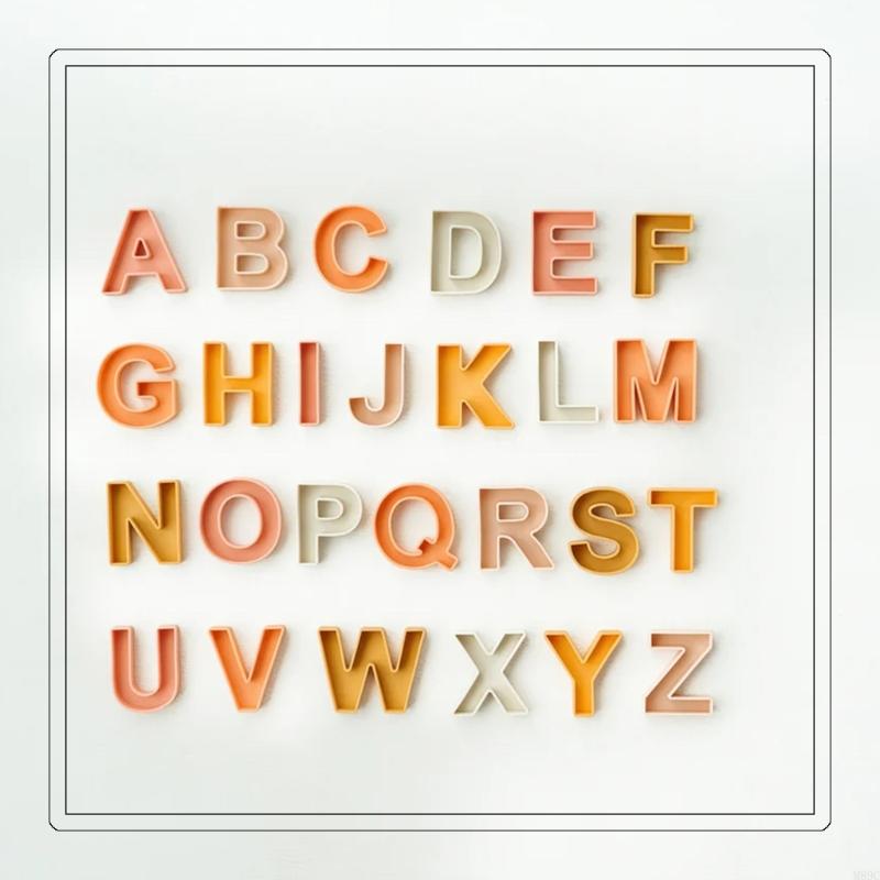 24Pcs 9x7cm Silicone English L - Kids Educational Games Learn English recension och pris