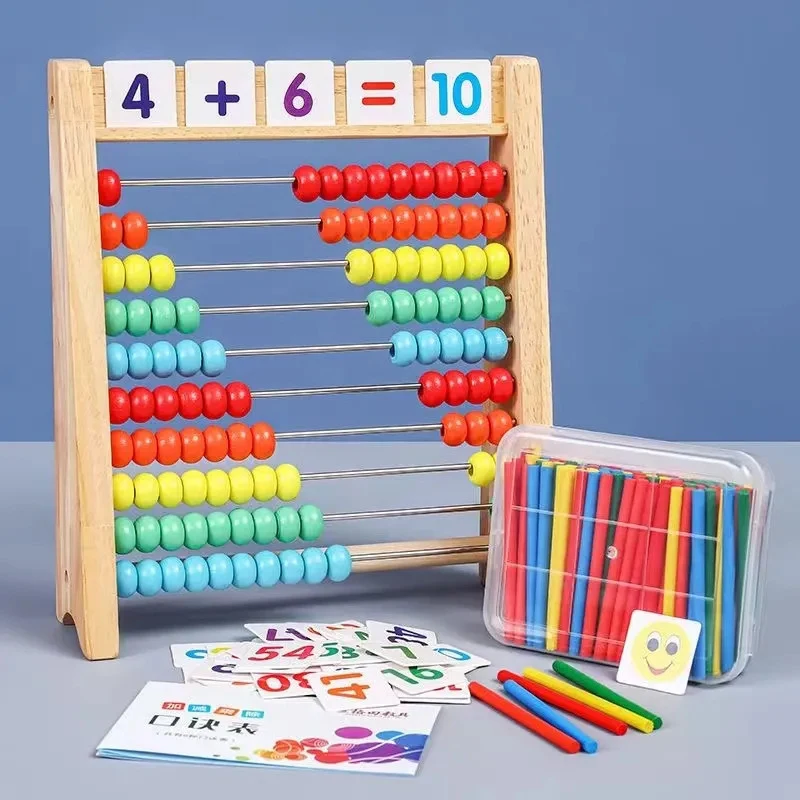 Wooden Counting Toy Abacus Mon - Abacus Counting Bead recension och pris