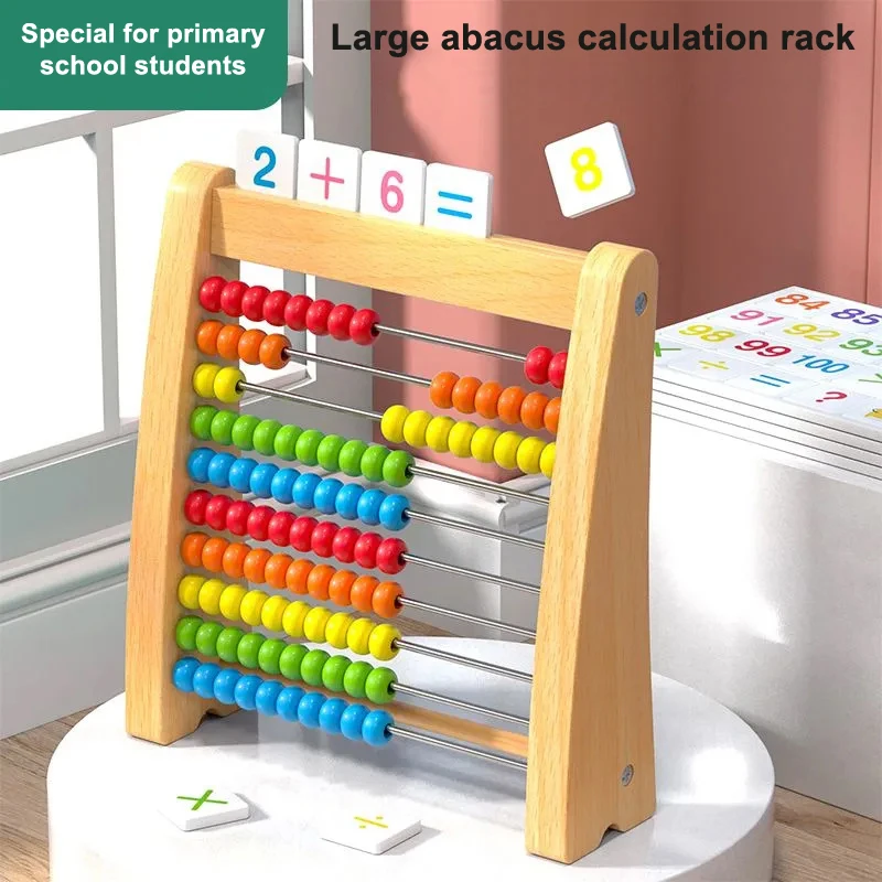 Wooden Counting Toy Abacus Mon - Abacus Counting Bead recension och pris