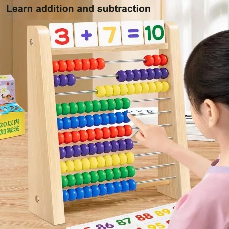 Wooden Counting Toy Abacus Mon - Abacus Counting Bead recension och pris