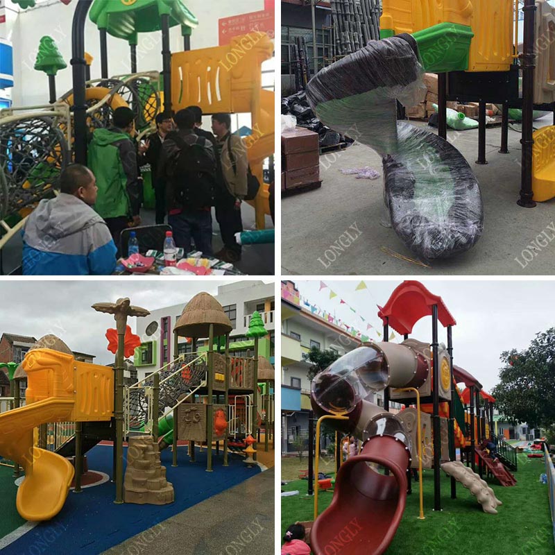 Commercial Plastic Slide 450x2 - Kids Outdoor Education recension och pris