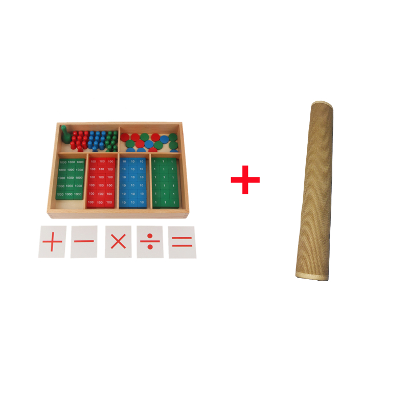 Montessori Math Toys Stamp Gam - Kids Education Tools recension och pris