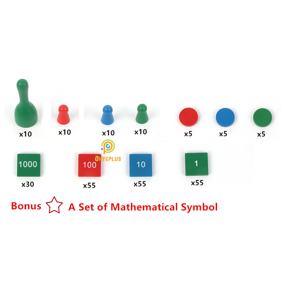 Montessori Math Toys Stamp Gam - Kids Education Tools recension och pris