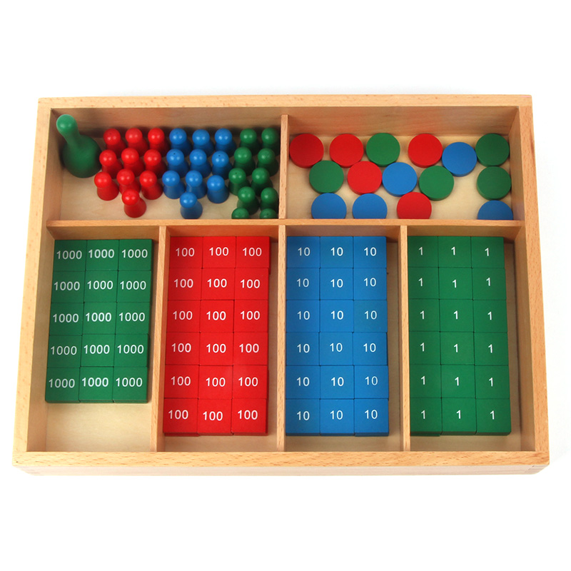 Montessori Math Toys Stamp Gam - Kids Education Tools recension och pris