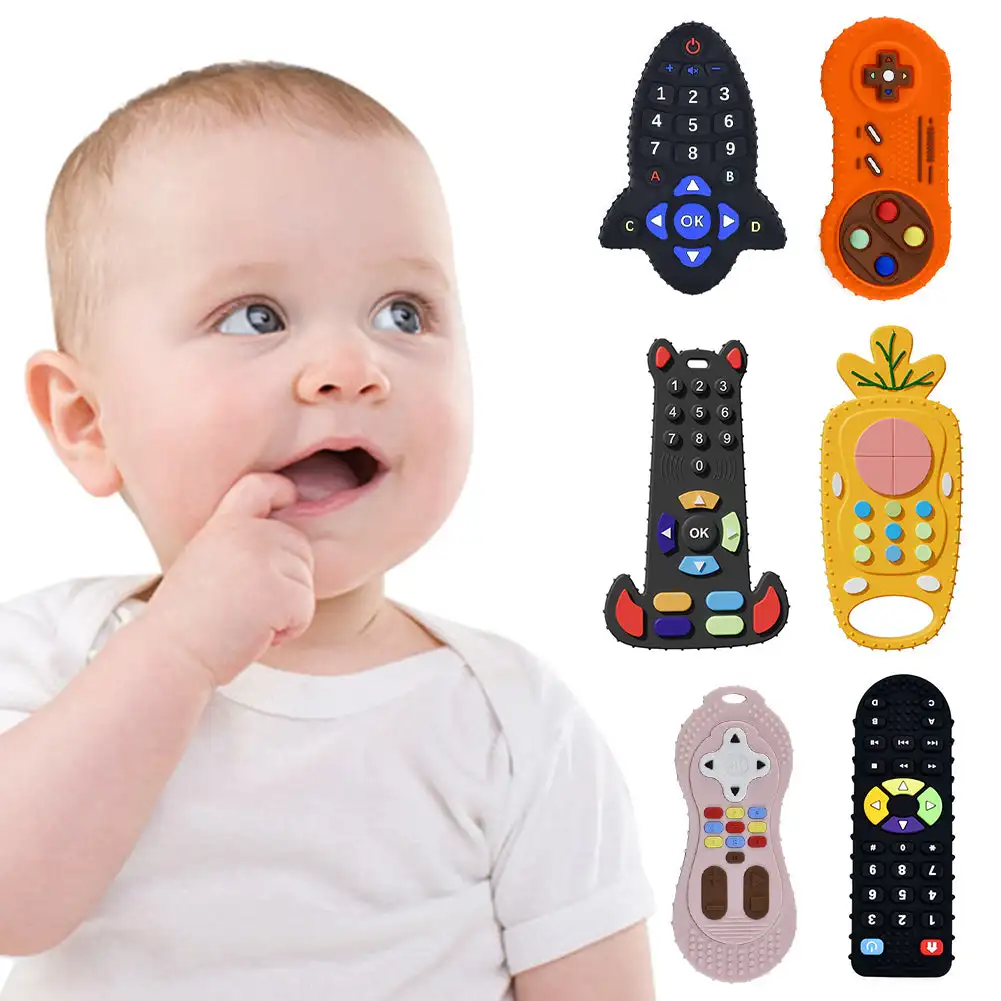 Baby Silicone Teether Toys Rem - Kids Nature Education recension och pris