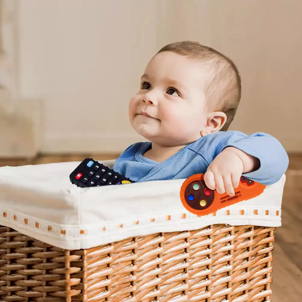 Baby Silicone Teether Toys Rem - Kids Nature Education recension och pris