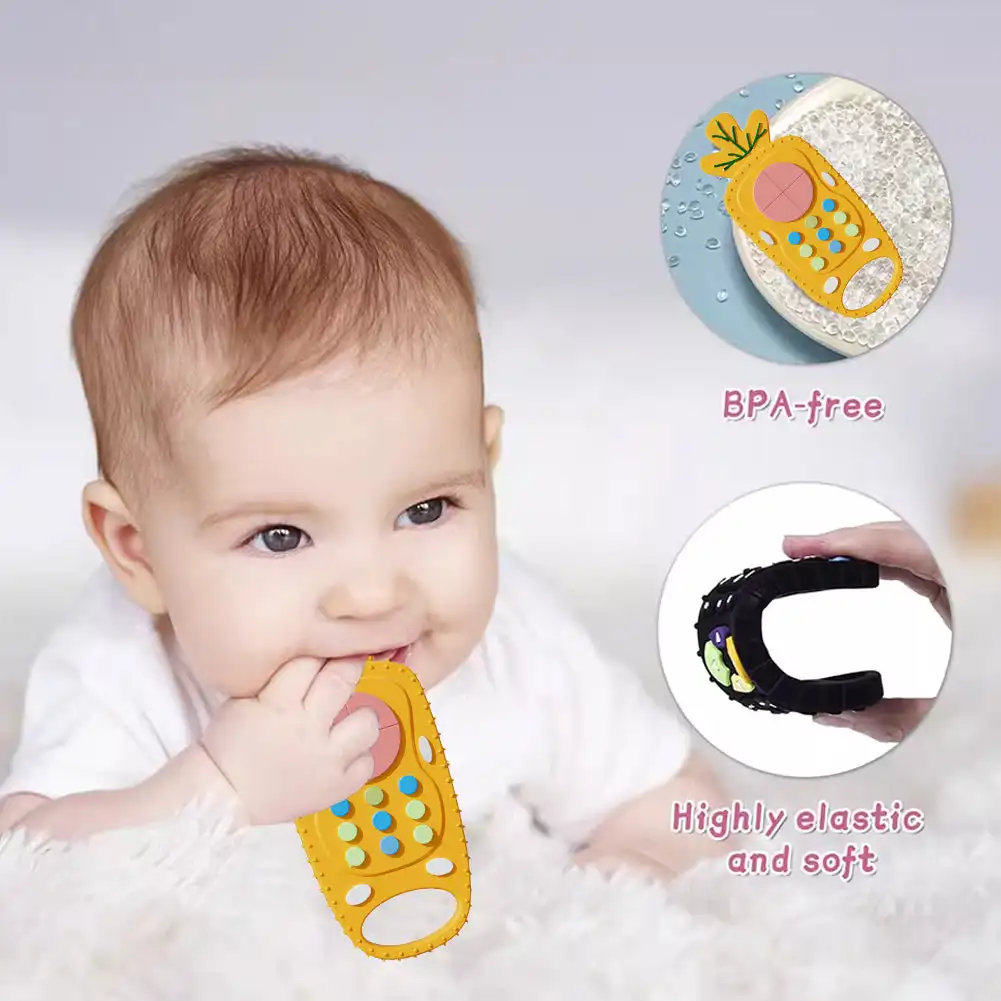 Baby Silicone Teether Toys Rem - Kids Nature Education recension och pris