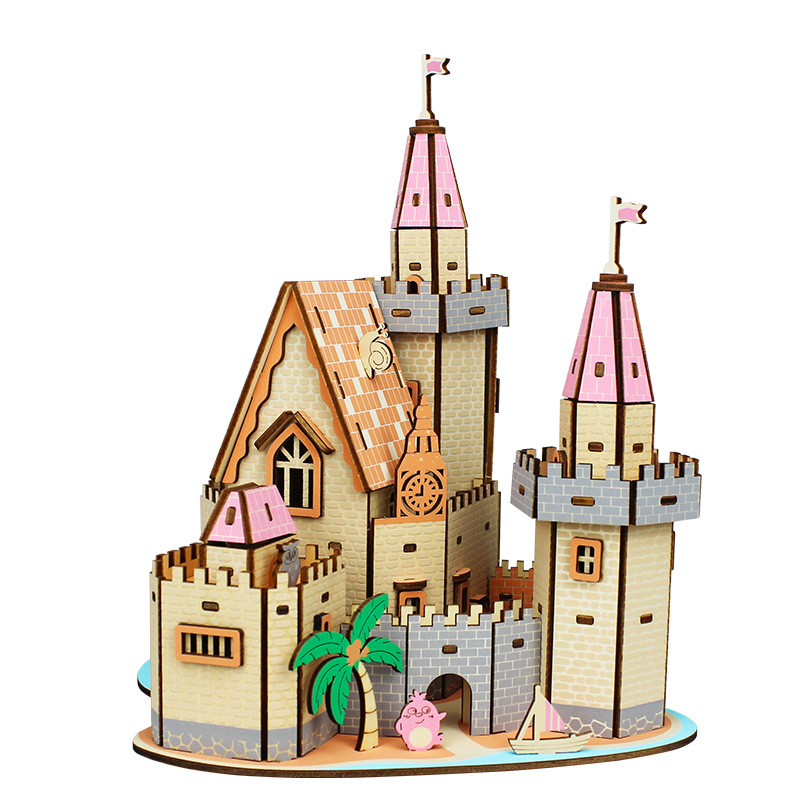 3D Jigsaw Wood Puzzle Building - Kids Without Education recension och pris