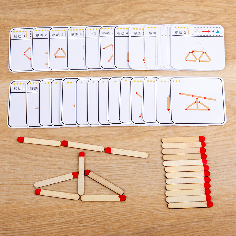 Montessori Matches Puzzles Gam - Kids Nature Education recension och pris