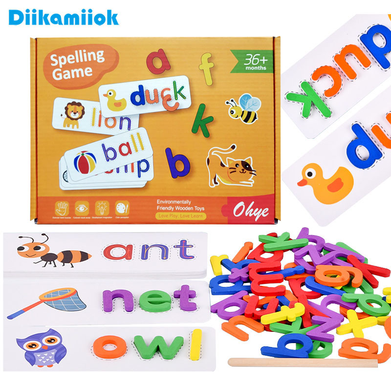 52pcs English Alphabet Spellin - Kids Educational Games Learn English recension och pris