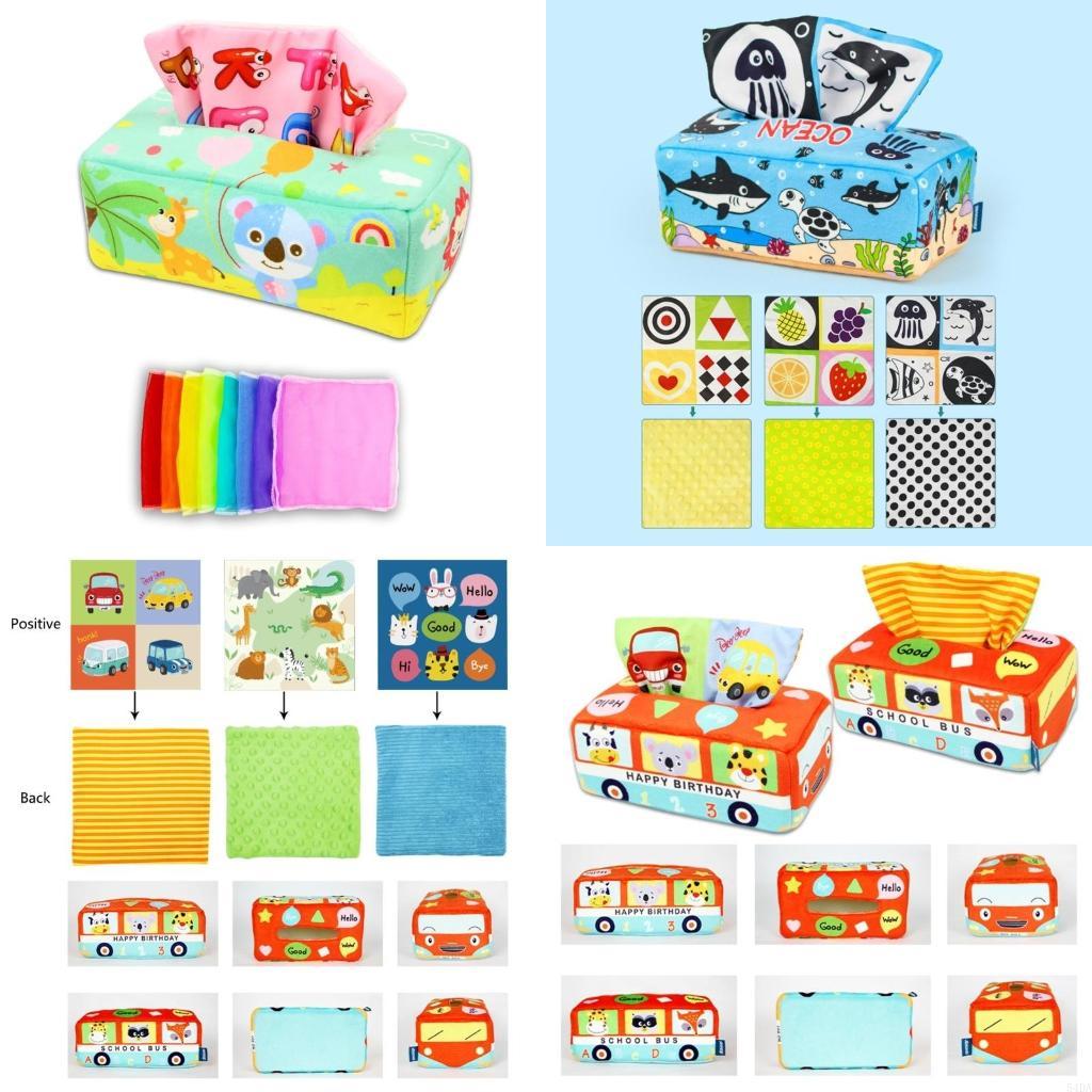 54DA Sensory Pull Tissue Box T - Kids Nature Education recension och pris