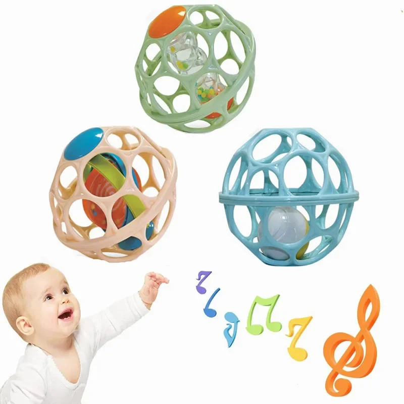 Baby Hand Rattle Soft Ball Toy - Kids Education Mobile recension och pris