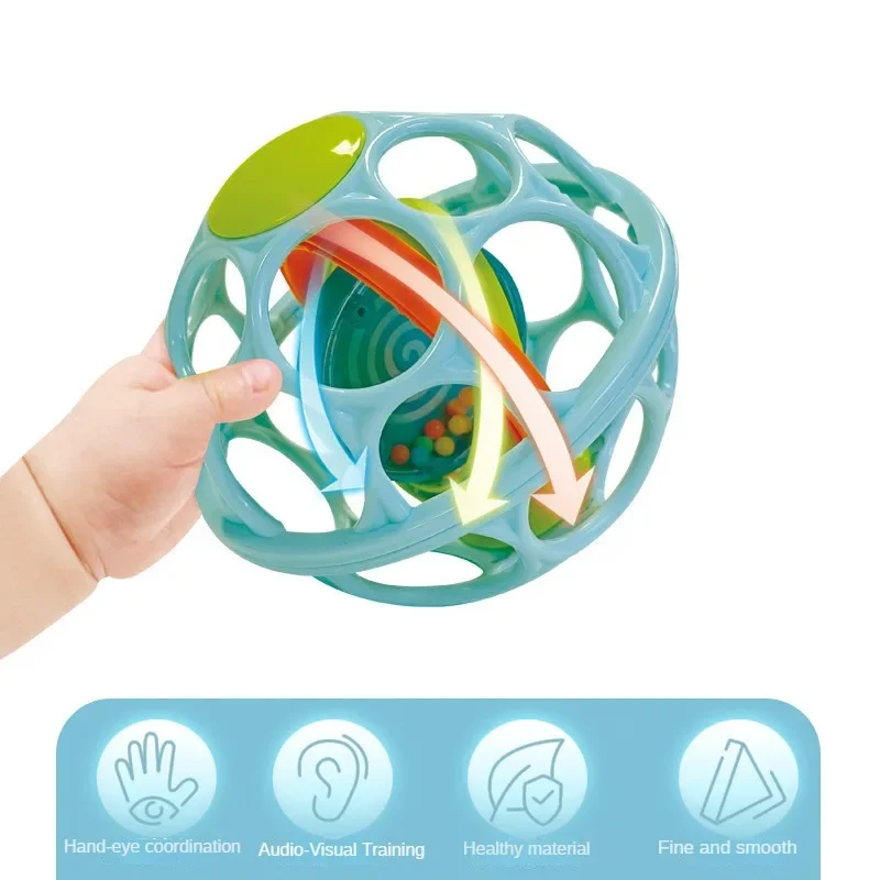 Baby Hand Rattle Soft Ball Toy - Kids Education Mobile recension och pris