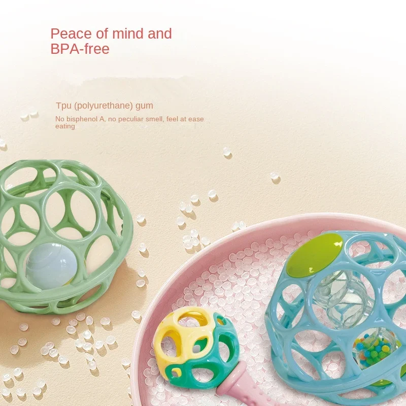 Baby Hand Rattle Soft Ball Toy - Kids Education Mobile recension och pris