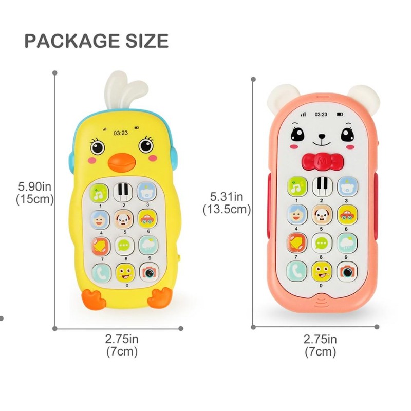 Baby Phone Toy Telephone Music - Kids Education Mobile recension och pris