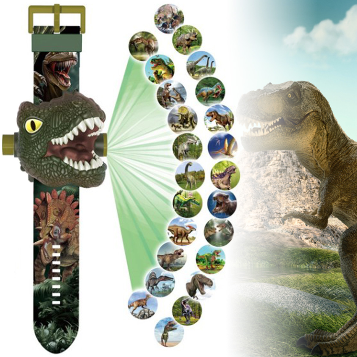 Kids Dinosaur Projection Watch - Kids Educational Watch recension och pris