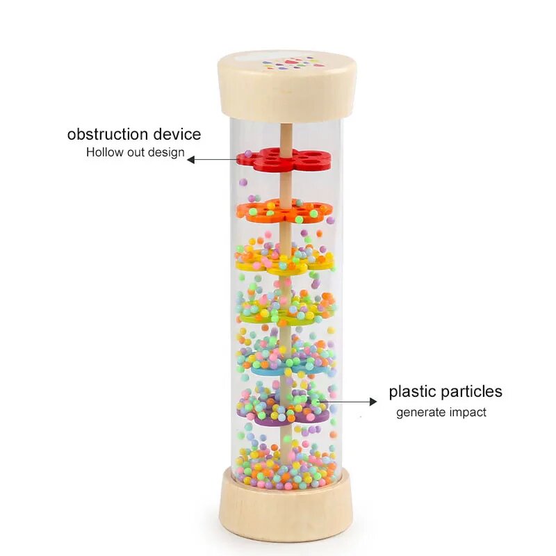 Rain Sound Tube Simulator Toy  - Kids Education Youtube recension och pris