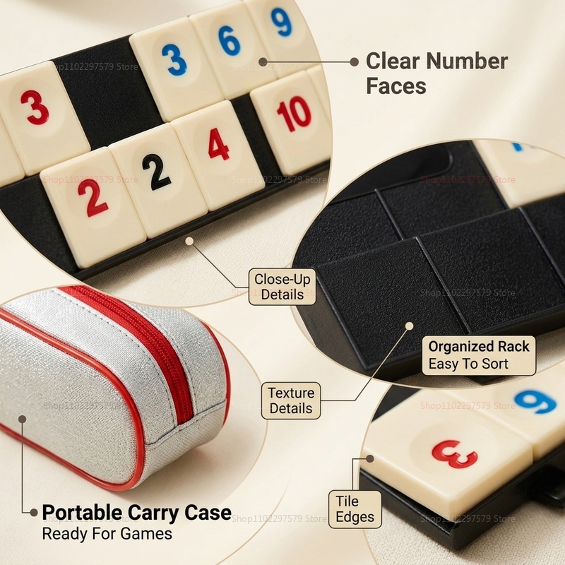 2026 New Rummy Cube Game Set w - Kids Education Plan recension och pris