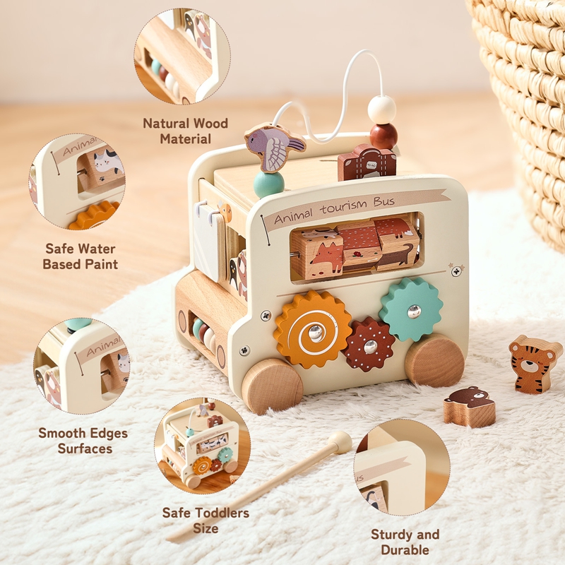 Montessori Wooden Children Toy - Kids Nature Education recension och pris