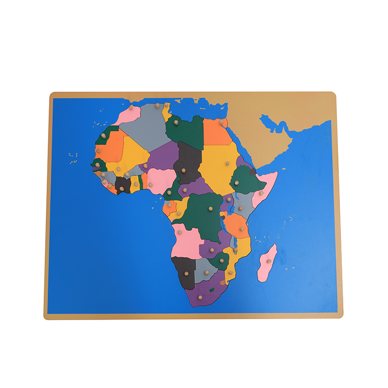 Wooden Map Puzzle of Africa Mo - Kids Education Tools recension och pris