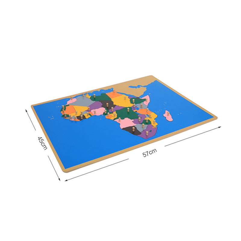 Wooden Map Puzzle of Africa Mo - Kids Education Tools recension och pris