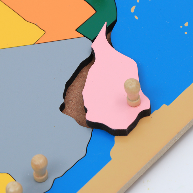 Wooden Map Puzzle of Africa Mo - Kids Education Tools recension och pris