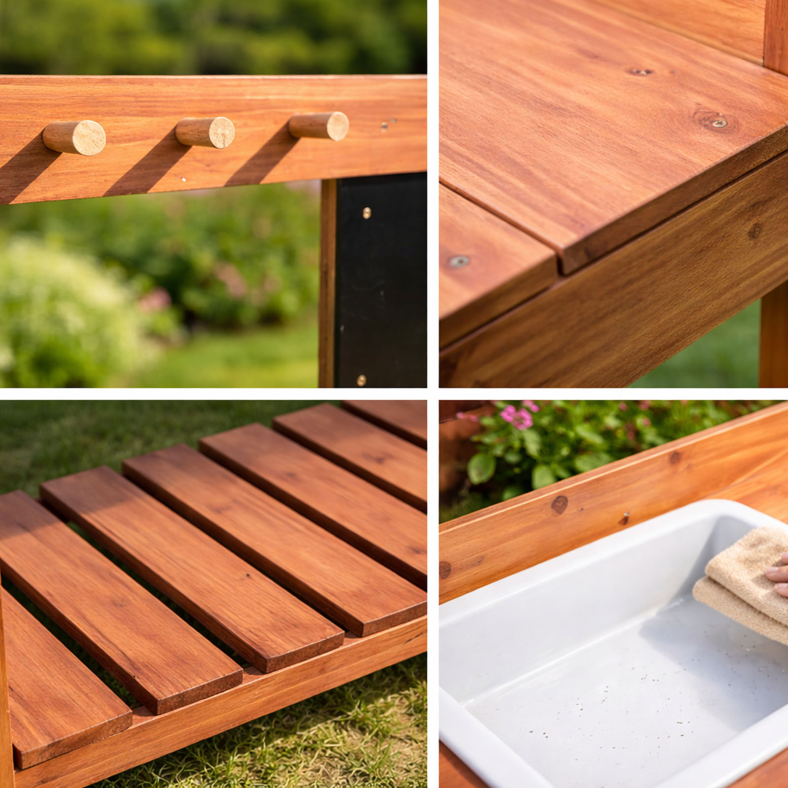 Wooden Potting Benches For Chi - Kids Education Tools recension och pris