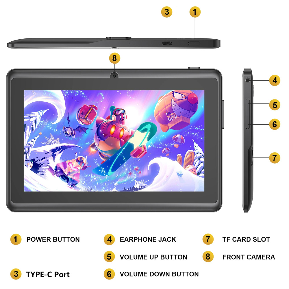 Hot Sales 7 Inch Kids Tablet Q - Japanese Kids Education recension och pris
