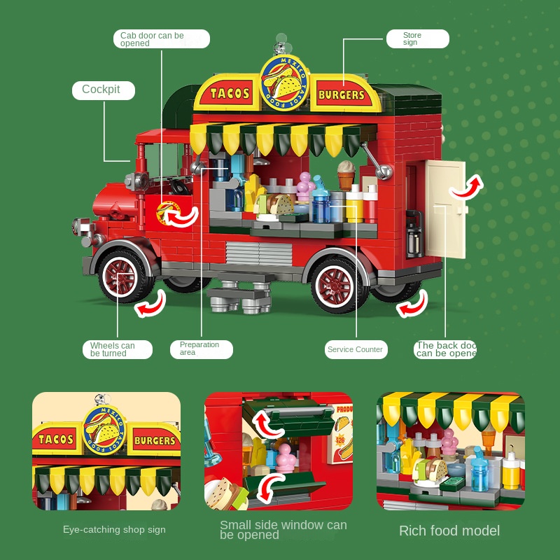 Mexican Taco Cart Mobile Snack - Kids Education Mobile recension och pris