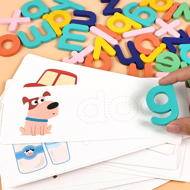 Montessori Wooden Alphabet Puz - Kids Educational Games Learn English recension och pris